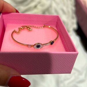 Swarovski earrings, bracelet and necklace set.